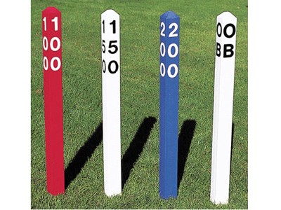 Golf hazard marker, round/square, PVC hazard marker